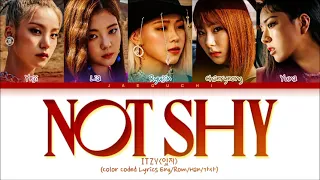 [1 HOUR] ITZY - Not Shy (Color Coded Lyrics Eng/Rom/Han/가사)