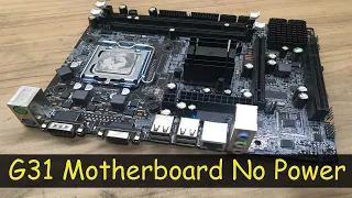 Zebronics G31 Motherboard No Power | Desktop Motherboard No Power Repairing