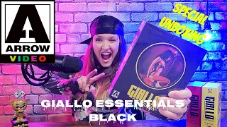 Giallo Essentials Black (2022) | Arrow Video Review & Unboxing | My Killer Podcast