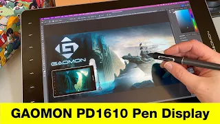 Gaomon PD1610 Pen Display Review - Installation, Anschluss, Einstellungen und erste Motive