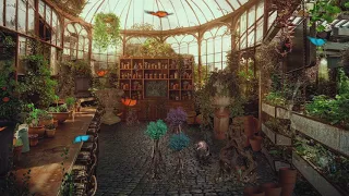 Herbology Classroom Greenhouse [ASMR] Harry Potter Ambience ⚡Relaxing nature sounds