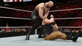 WWE 2K17 Ring Breacking BRAUN STROWMAN VS THE BIG SHOW