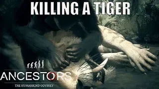 Ancestors: The Humankind Odyssey - Killing a Tiger - Golden Machairodus