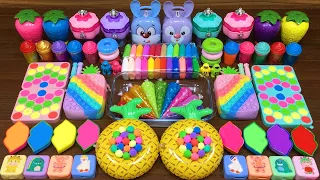 RAINBOW slime !!! Mixing random into PIPING BAGS !!!Satisfying Diana Slime #389