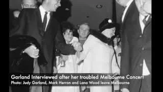 RARE AUDIO of Judy Garland in Melbourne (May, 1964)