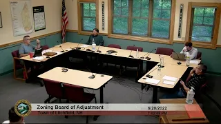 Zoning Board of Adjustment 6/20/22