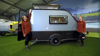 Kleinste Wohnwagen der Welt: Kip Shelter 2021. Weit unter 750kg einfach mit Führerschein B fahren.