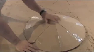 DIY SATELLITE DISH to Huge Parabolic Mirror Solar Cooker Reflective Film  SOLAR