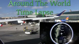 The Longest Flight In the World Singapore Airlines Full Timelapse