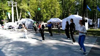 👯Первомайский флешмоб 👯Парк Победы 🎈🌳