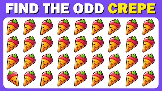 Find the ODD One Out – Junk Food Edition 🍔🍟🍕 Easy, Medium, Hard – Ultimate Levels Emoji Quiz