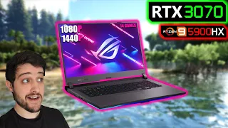 RTX 3070 Laptop GPU - Gaming Benchmarks