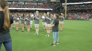 Clear Brook Band Plays at the Astro's Game
