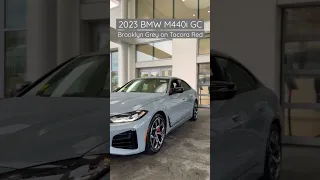 2023 BMW 440i xDrive Gran Coupe - Brooklyn Grey on Tacora Red