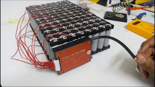 How to connect BMS to Lithium-ion battery pack #Lithium_ion #Battery #Pack #18650 #project