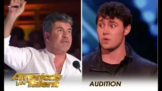 Daniel Emmet: Simon Cowell STOPS Him Mid Act Then Gives Him 2nd Chance | America's Got Talent 2018