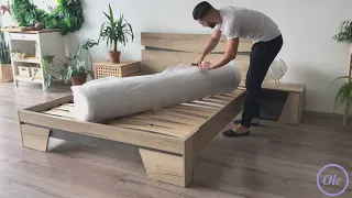 Распаковка матраса в рулоне Ole Mattress