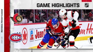 Senators @ Canadiens 3/19 l NHL Highlights 2022