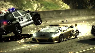 7th Chase Down Bull's Milestones Complete but Busted | NFS Most Wanted 2005 | Exciting Race with Cop