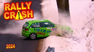 Accidentes y errores de Rally - Primer vídeo 2024 by @chopito Rally crash 1/24