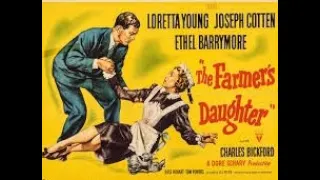 Loretta Young, Joseph Cotten, Ethel Barrymore in "The Farmer's Daughter" (1947) - James Arness debut