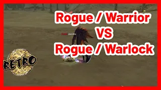 [ Retro Sro ] Silkroad  Rogue / Warrior VS Rogue / Warlock | Silkroad Online