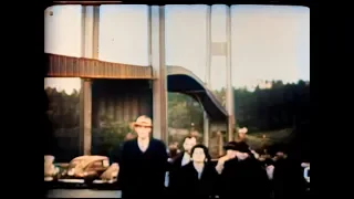 1080p Color | Tacoma Narrows Bridge Collapse - DeOldify