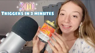 ASMR 200 Triggers in 2 minutes!✨30k Special!🎉💗