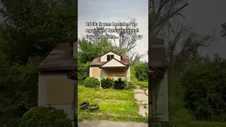 It had a short run… #abandoned #googlemaps #detroit #house