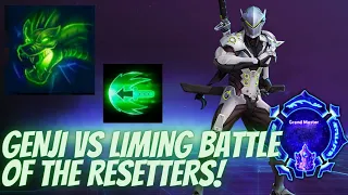 Genji Dragonblade - Genji vs Liming Reset Battles! - Grandmaster Storm League