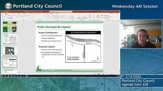 Portland City Council Meeting AM Session 03/13/24