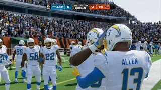 Madden NFL 24 | Los Angeles Chargers vs Cincinnati Bengals - Round 11 2024/25 | Gameplay PS5