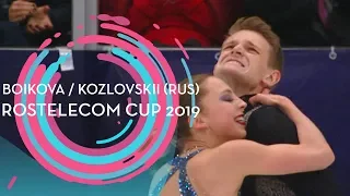 Boikova / Kozlovskii (RUS) | Pairs Free Skating | Rostelecom Cup 2019 | #GPFigure