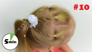 BACK TO SCHOOL HAIRSTYLE. Fast and easy hairstyle for little girl #10