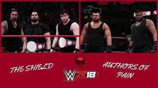 WWE 2K18 : The Shield vs. The Authors Of Pain - PC MODS