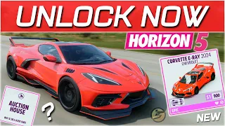 HOW TO GET the Corvette E-RAY in Forza Horizon 5 (Customization + Auction House)