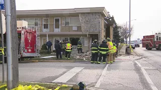 7 Families Displaced After 2 Cars Crash Into Multi-Unit Apartment Building In Berwyn