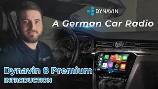 Dynavin 8 Premium Car Radio mit 4 x 100 W Class-D Verstärke | Wireless Carplay und Android Auto