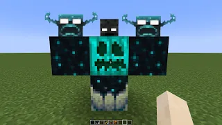 what if you create a WARDEN DOUBLE WITHER in MINECRAFT (part 19)