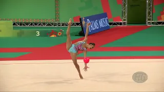 DUSSAN Lina (COL) - 2022 Rhythmic Worlds, Sofia (BUL) - Qualifications Ball