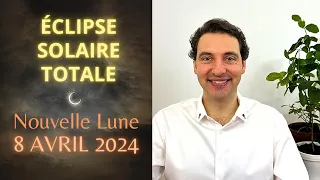 FINALEMENT!!! Éclipse Solaire Totale du 8 Avril 2024 VISIBLE Chez Moi & Nouvelle Lune
