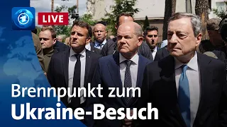 Ukraine-Reise: Macron, Scholz und Draghi treffen Selenskyj I Brennpunkt