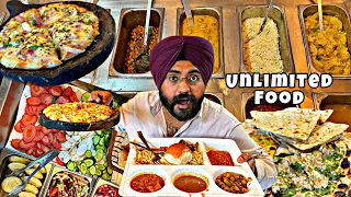 40+Items Unlimited Food | Veg Buffet | Unlimited Pizza | Indian Street Food