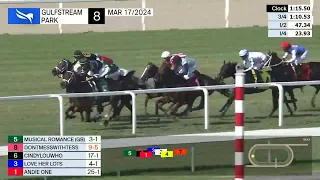 Gulfstream Park Carrera 8 - 17 de Marzo 2024