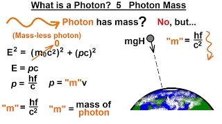 Particle Physics (21 of 41) What is a Photon? 5. Photon Mass (or No Mass)