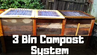 3 bin compost system (Hybrid aquaponic system)
