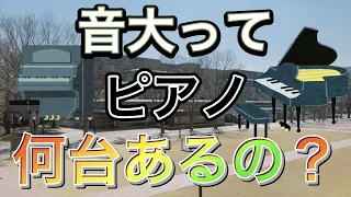 【国立音楽大学】歩いてぐるっと一周！ピアノの台数数えちゃいます！前編