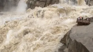 Augrabies falls 13 Febrary 2021, lower part of main falls closeup