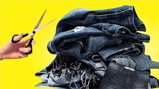 10 IDEIAS INCRÍVEIS COM SUAS CALÇAS JEANS VELHAS | IDER ALVES