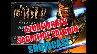 Project Diablo II [HC]: S9 - Azurewrath Sacrifice Paladin Mid-Late Game  Showcase